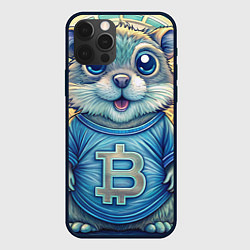 Чехол для iPhone 12 Pro Max Хомяк и цифровые активы, цвет: 3D-черный