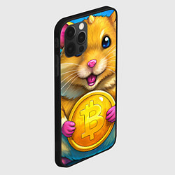 Чехол для iPhone 12 Pro Max Хомячок и коины, цвет: 3D-черный — фото 2