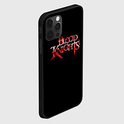 Чехол для iPhone 12 Pro Max Blood Knights logo rpg, цвет: 3D-черный — фото 2
