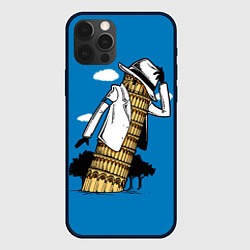 Чехол для iPhone 12 Pro Max Пизанская башня - Майкл Джексон, цвет: 3D-черный