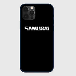 Чехол для iPhone 12 Pro Max Samurai logo white, цвет: 3D-черный