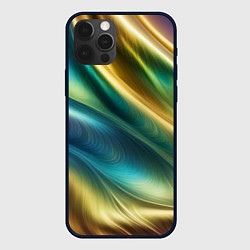 Чехол для iPhone 12 Pro Max Радужная абстракция, цвет: 3D-черный