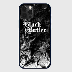 Чехол для iPhone 12 Pro Max Black Butler black graphite, цвет: 3D-черный