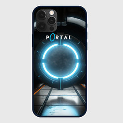 Чехол для iPhone 12 Pro Max Portal logo game, цвет: 3D-черный