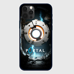 Чехол для iPhone 12 Pro Max Portal space, цвет: 3D-черный