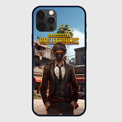 Чехол iPhone 12 Pro Max PUBG персонаж в маске