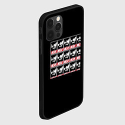 Чехол для iPhone 12 Pro Max Metal gear logo snake, цвет: 3D-черный — фото 2