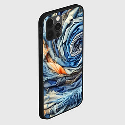 Чехол для iPhone 12 Pro Max Джинсовая воронка - модный тренд, цвет: 3D-черный — фото 2