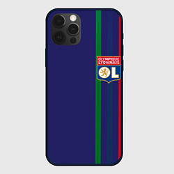 Чехол для iPhone 12 Pro Max Olympique lyonnais, цвет: 3D-черный