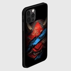 Чехол для iPhone 12 Pro Max Маска демона - Хання, цвет: 3D-черный — фото 2