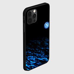 Чехол для iPhone 12 Pro Max Napoli fc club texture, цвет: 3D-черный — фото 2