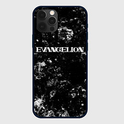 Чехол для iPhone 12 Pro Max Evangelion black ice, цвет: 3D-черный
