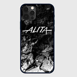 Чехол для iPhone 12 Pro Max Alita black graphite, цвет: 3D-черный