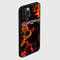 Чехол для iPhone 12 Pro Max God of War red lava, цвет: 3D-черный — фото 2