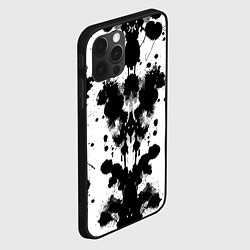 Чехол для iPhone 12 Pro Max The psychedelic Rorschach test - ai art, цвет: 3D-черный — фото 2