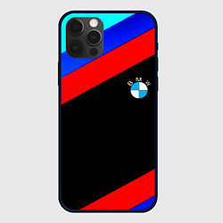 Чехол для iPhone 12 Pro Max BMW line sport, цвет: 3D-черный