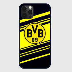 Чехол для iPhone 12 Pro Max Borussia sport geometry, цвет: 3D-черный