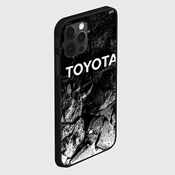 Чехол для iPhone 12 Pro Max Toyota black graphite, цвет: 3D-черный — фото 2