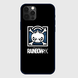 Чехол для iPhone 12 Pro Max Rainbow six шутер гейм стиль, цвет: 3D-черный