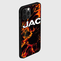 Чехол для iPhone 12 Pro Max JAC red lava, цвет: 3D-черный — фото 2