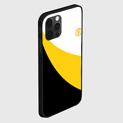 Чехол для iPhone 12 Pro Max За веру царя и святую триединую Русь малая желтая, цвет: 3D-черный — фото 2