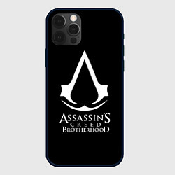 Чехол для iPhone 12 Pro Max Assassins Creed brotherhood, цвет: 3D-черный