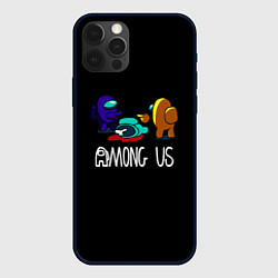 Чехол для iPhone 12 Pro Max Among us game, цвет: 3D-черный