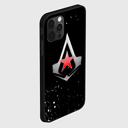 Чехол для iPhone 12 Pro Max Assassins creed russia, цвет: 3D-черный — фото 2