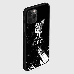 Чехол для iPhone 12 Pro Max Liverpool краски фк, цвет: 3D-черный — фото 2