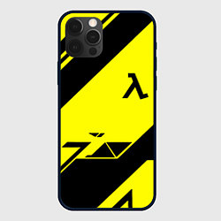 Чехол для iPhone 12 Pro Max Half life geometry, цвет: 3D-черный