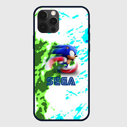 Чехол для iPhone 12 Pro Max Sonic sega game, цвет: 3D-черный