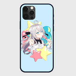 Чехол для iPhone 12 Pro Max Алиса - Аля иногда кокетничает со мной по-русски, цвет: 3D-черный