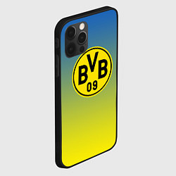 Чехол для iPhone 12 Pro Max Borussia gradient, цвет: 3D-черный — фото 2