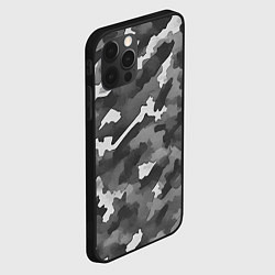 Чехол для iPhone 12 Pro Max Городской камуфляж внутренних войск, цвет: 3D-черный — фото 2
