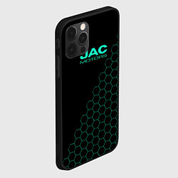 Чехол для iPhone 12 Pro Max Jac motors чёрный мозаика, цвет: 3D-черный — фото 2