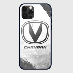 Чехол для iPhone 12 Pro Max Changan - white gradient, цвет: 3D-черный