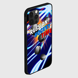 Чехол для iPhone 12 Pro Max Время русского хоккея, цвет: 3D-черный — фото 2