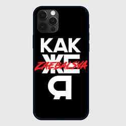 Чехол для iPhone 12 Pro Max Zae***sya, цвет: 3D-черный