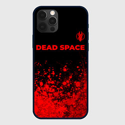 Чехол iPhone 12 Pro Max Dead Space - red gradient посередине