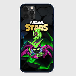 Чехол для iPhone 12 Pro Max Brawl Stars вирус Чарли, цвет: 3D-черный