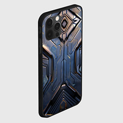 Чехол для iPhone 12 Pro Max Стальная броня землянина, цвет: 3D-черный — фото 2