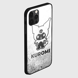 Чехол для iPhone 12 Pro Max Kuromi - white gradient, цвет: 3D-черный — фото 2