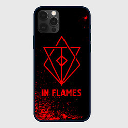 Чехол для iPhone 12 Pro Max In Flames - red gradient, цвет: 3D-черный