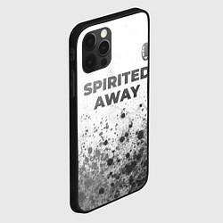 Чехол для iPhone 12 Pro Max Spirited Away - white gradient посередине, цвет: 3D-черный — фото 2