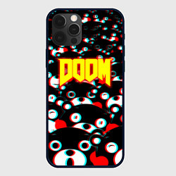 Чехол для iPhone 12 Pro Max Doom anime, цвет: 3D-черный