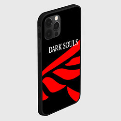 Чехол для iPhone 12 Pro Max Dark souls game wings, цвет: 3D-черный — фото 2