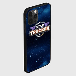 Чехол для iPhone 12 Pro Max Logo Star Trucker, цвет: 3D-черный — фото 2