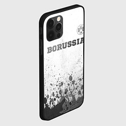 Чехол для iPhone 12 Pro Max Borussia - white gradient посередине, цвет: 3D-черный — фото 2