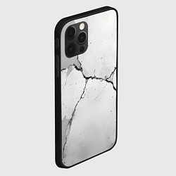 Чехол для iPhone 12 Pro Max Растрескавшийся бетон, цвет: 3D-черный — фото 2