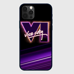 Чехол для iPhone 12 Pro Max GTA VI - Vice city, цвет: 3D-черный